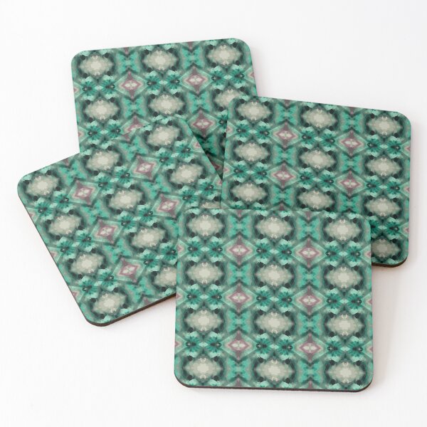 Item preview, Malachite Green Geometric Pattern Design designed and sold by ArtDesignTp.