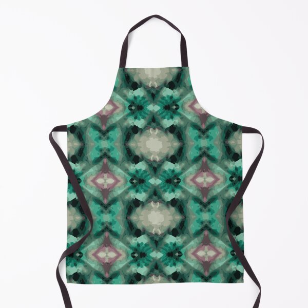Item preview, Malachite Green Geometric Pattern Design designed and sold by ArtDesignTp.