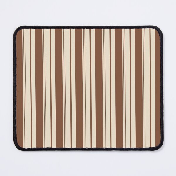Item preview, Tobacco Brown and Cream Asymmetric Stripes designed and sold by AKAYOLO.