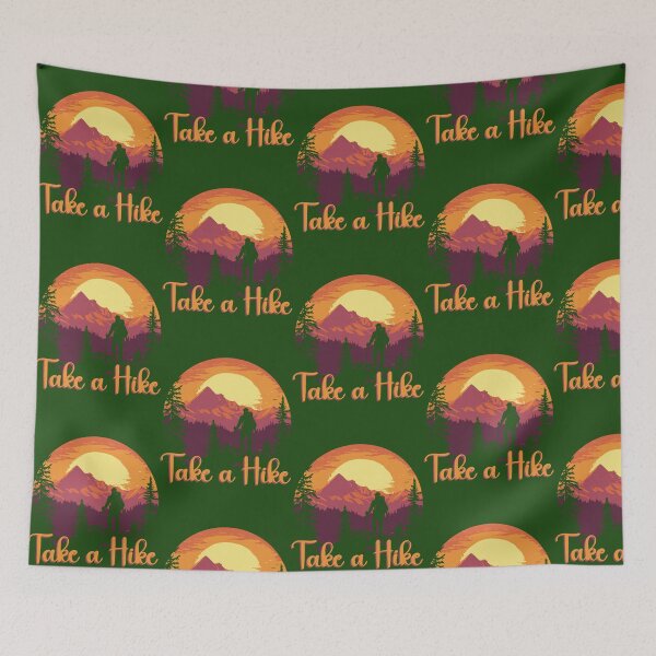 Item preview, hiking fun, mountains, sunrise, adventure designed and sold by MeilCane.