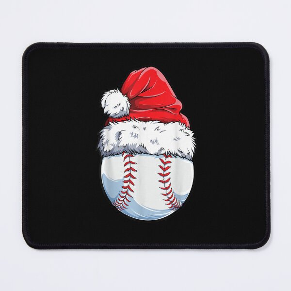 Item preview, Christmas Baseball Snowman Santa Hat Baseball Player Holiday designed and sold by Beanimilki.