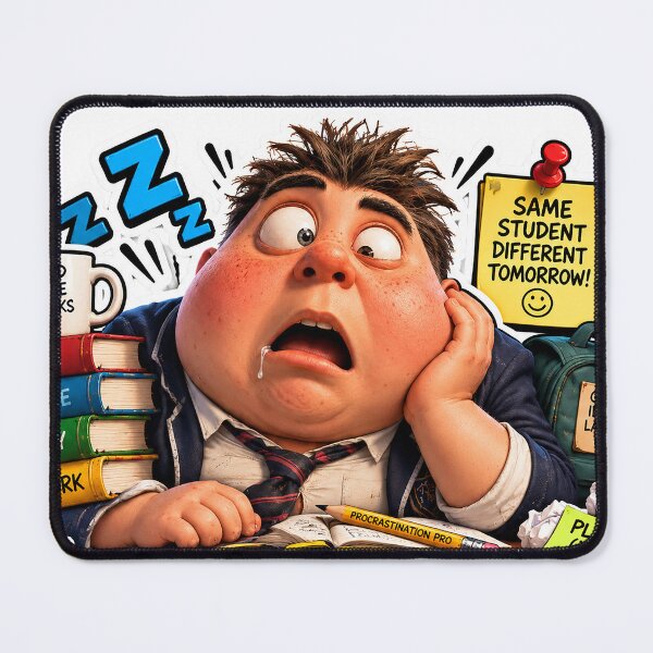 Item preview, Barnaby I Tried Maybe Tomorrow Funny Relatable Student Sticker designed and sold by M. Mamdouh Artworks.