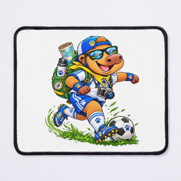 Item preview, Cute Soccer Capybara – Kick Into Adventure Football Explorer designed and sold by CapybaraTravels.