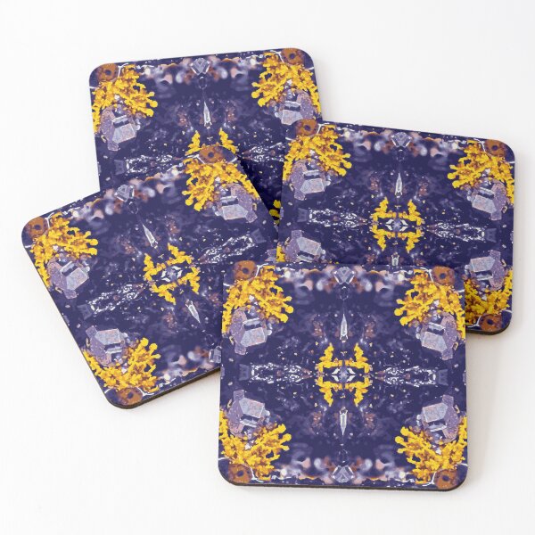 Item preview, Azurite gold Amytyst Mineral Pattern designed and sold by ArtDesignTp.
