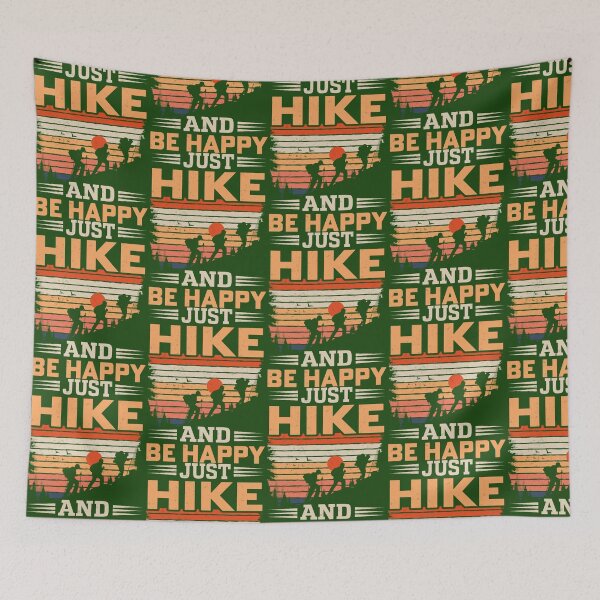 Item preview, Just hike and be happy designed and sold by MeilCane.