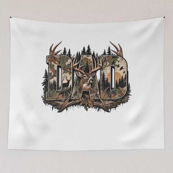 Item preview, Dad Hunting Deer Outdoors Father designed and sold by drawwiika+44.