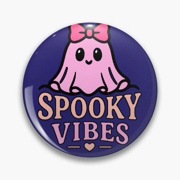Item preview, Spooky Pink Ghost Vibes - Cute Pink Bow Ghost Halloween designed and sold by AstronautMerch.