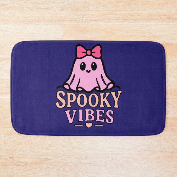 Item preview, Spooky Pink Ghost Vibes - Cute Pink Bow Ghost Halloween designed and sold by AstronautMerch.