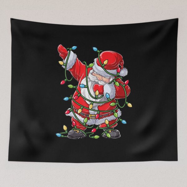 Item preview, Funny Christmas Santa Tangled in Lights Holiday Christmas designed and sold by Beanimilki.