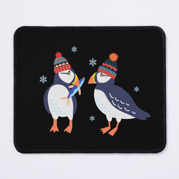 Item preview, Puffins Christmas - Festive Christmas Puffins designed and sold by AnulaArt.