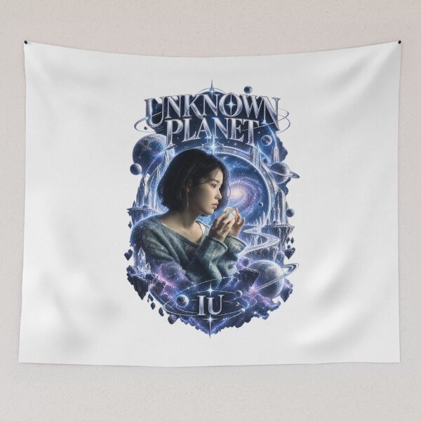 Item preview, IU Unknown Planet Charcoal Tone Chill Design designed and sold by Valereekmerch.