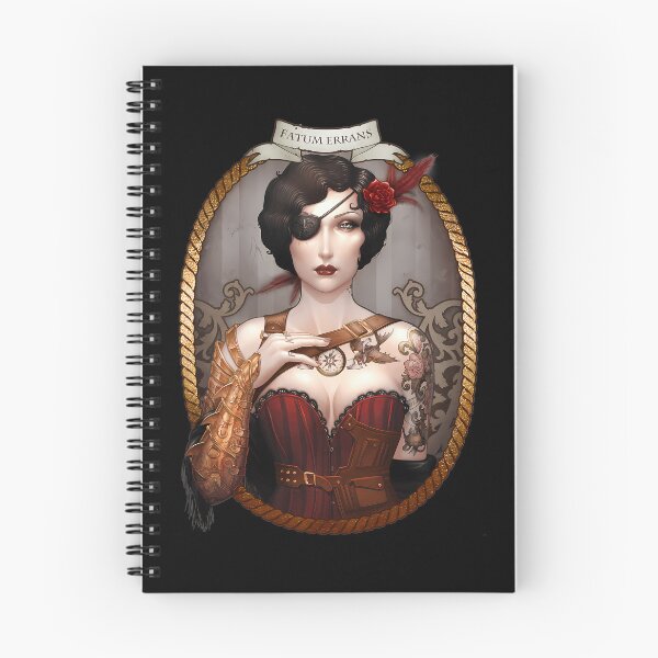Item preview, Steampunk Pirate Lady Vintage Portrait Emblem designed and sold by DanielGonzalef.