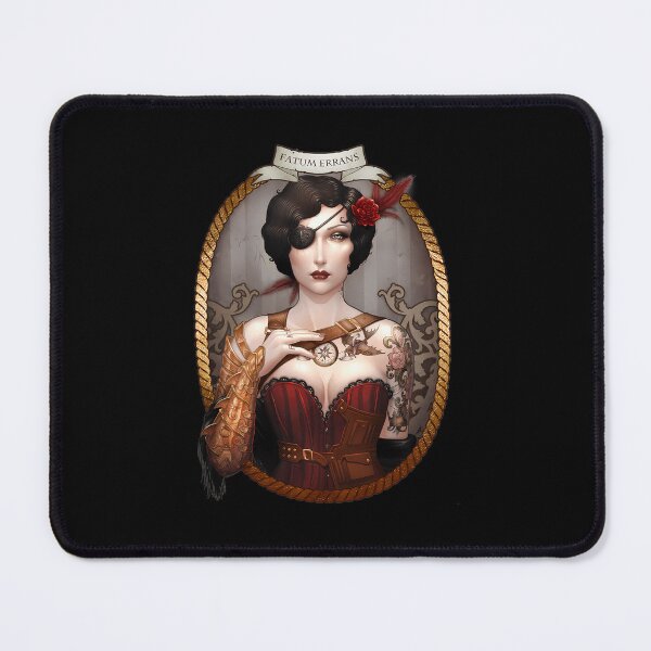 Item preview, Steampunk Pirate Lady Vintage Portrait Emblem designed and sold by DanielGonzalef.