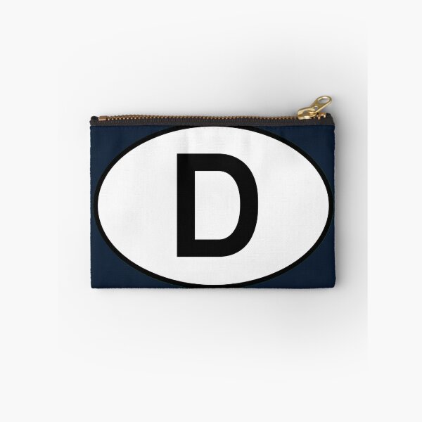 Item preview, D car decal Design designed and sold by The Digital Compass.