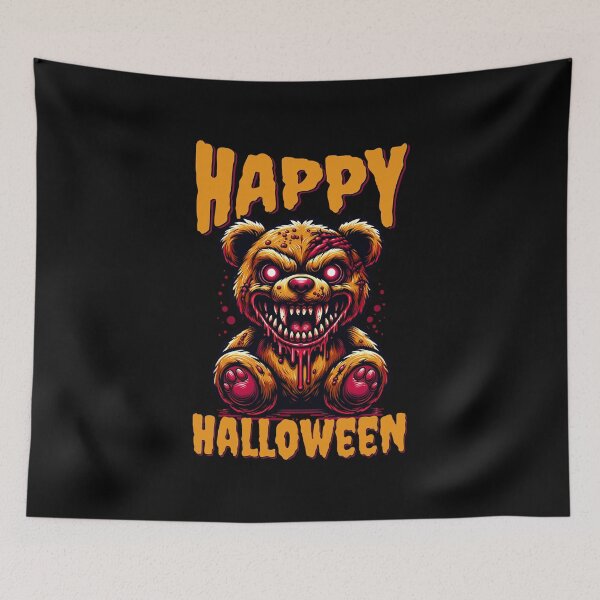 Item preview, Happy Halloween Zombie Teddy Bear Horror designed and sold by Loona97.