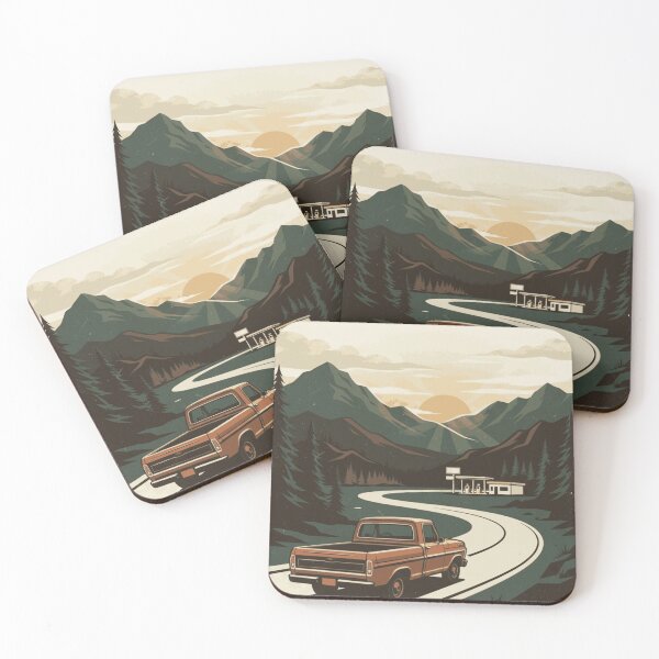 Item preview, Vintage Mountain Road Trip designed and sold by JalwaWear.