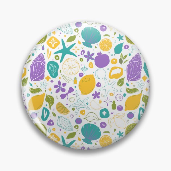 Item preview, Citrus Seashell Garden designed and sold by Sagi Jane Art.
