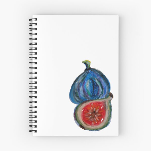Item preview, Vibrant Blue and Red Fig Fruit designed and sold by MOE'S LITTLE GALLERY.