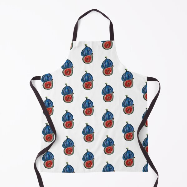 Item preview, Vibrant Blue and Red Fig Fruit designed and sold by MOE'S LITTLE GALLERY.