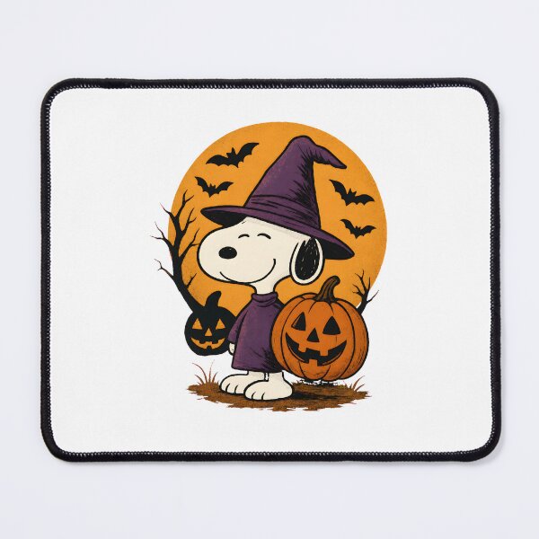 Item preview, Snoopy Witch Halloween Pumpkin Moon Bats designed and sold by LittleMamastore.