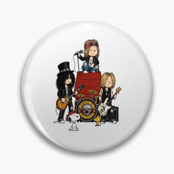 Item preview, Guns N' Roses Peanuts Chibi Style Band designed and sold by TimAWarner.
