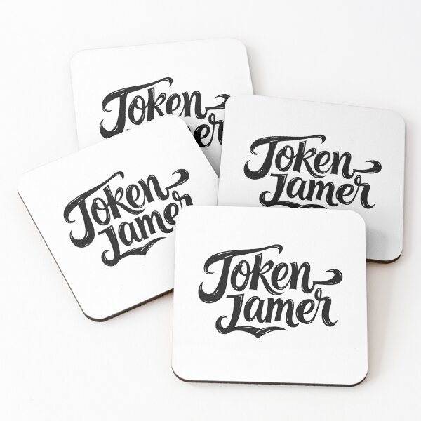 Item preview, Token Tamer - Bold Black Ink Hand Lettering designed and sold by Qubivibe.
