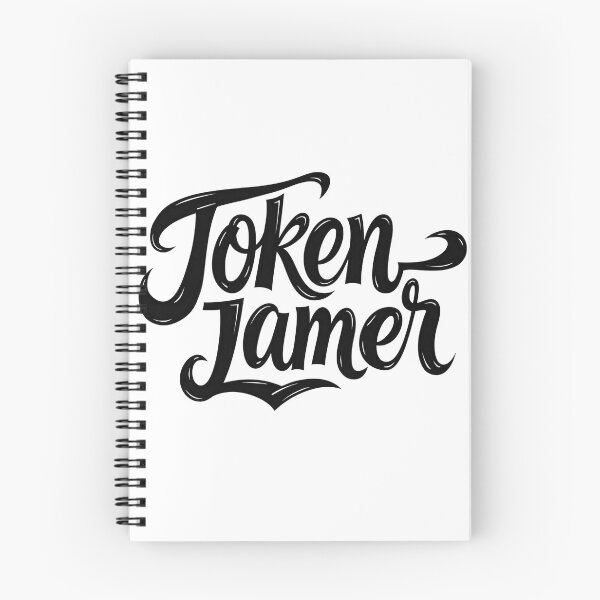 Item preview, Token Tamer - Bold Black Ink Hand Lettering designed and sold by Qubivibe.