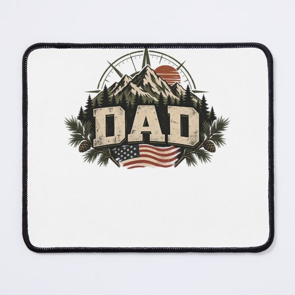 Item preview, Dad Outdoor Patriotic American Mountains Father designed and sold by drawwiika+44.