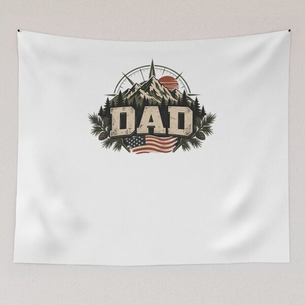 Item preview, Dad Outdoor Patriotic American Mountains Father designed and sold by drawwiika+44.