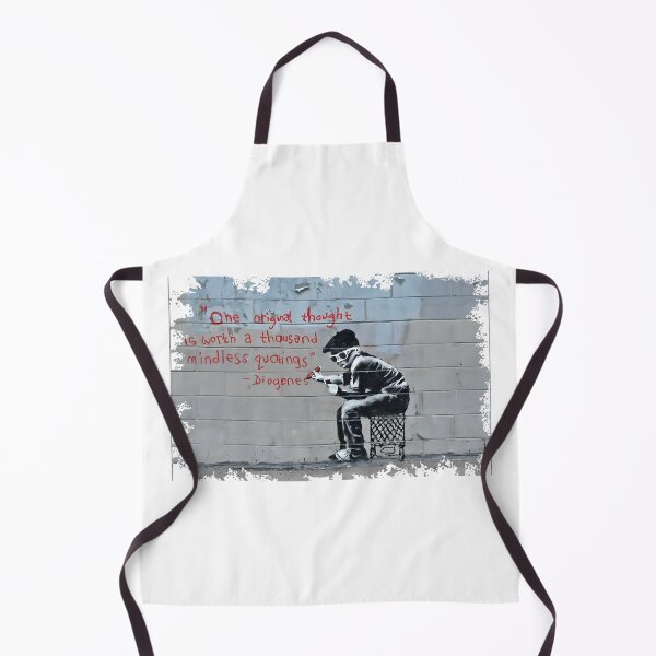 Item preview, Banksy One Original Thought Graffiti Street Art designed and sold by SampleRoulette.
