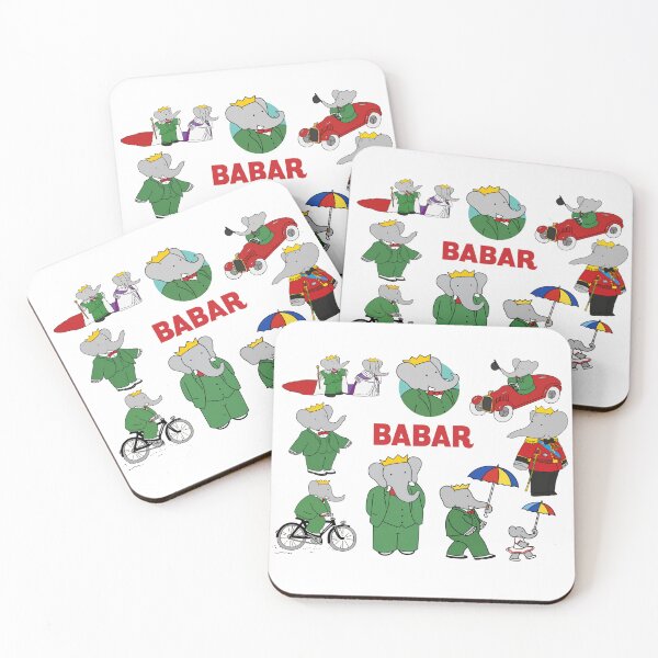 Item preview, Babar the Elephant Character Pattern Art Graphic designed and sold by ROBOTFACE.