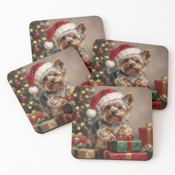 Artikelvorschau, Weihnachtsgeschenk für Yorkshire Terrier | Niedliches Yorkie-Weihnachtsdesign entworfen und verkauft von cr6zym1nd.