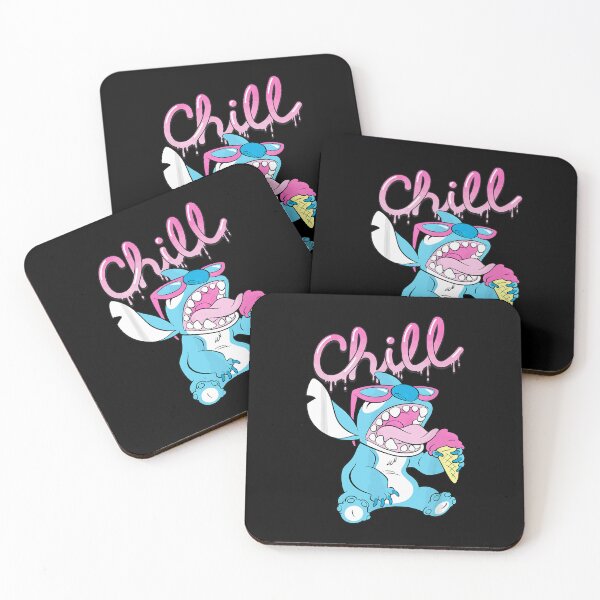 Item preview, Lilo And Stitch Neon Ice Cream Chill Drip designed and sold by junglecolor.