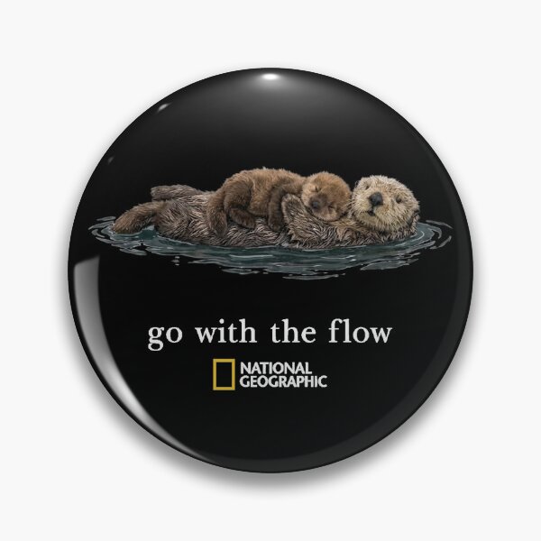 Item preview, National Geographic Otter Family Go With The Flow Cute Ocean Nature designed and sold by VelourEmber.
