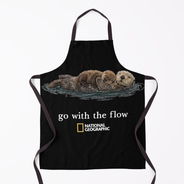 Item preview, National Geographic Otter Family Go With The Flow Cute Ocean Nature designed and sold by VelourEmber.