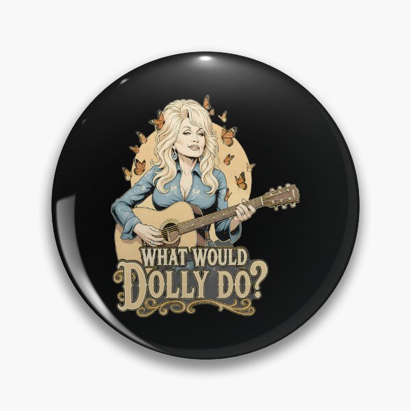 Item preview, What Would Dolly Do Dolly Parton Country Music What Would Dolly Do Butterflies Guitar Icon Legend I designed and sold by SpookysBoys.
