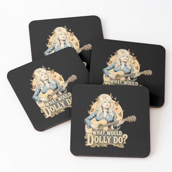 Item preview, What Would Dolly Do Dolly Parton Country Music What Would Dolly Do Butterflies Guitar Icon Legend I designed and sold by SpookysBoys.