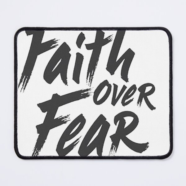 Item preview, Faith Over Fear Hand Lettering Tattoo Flash Design designed and sold by Qubivibe.