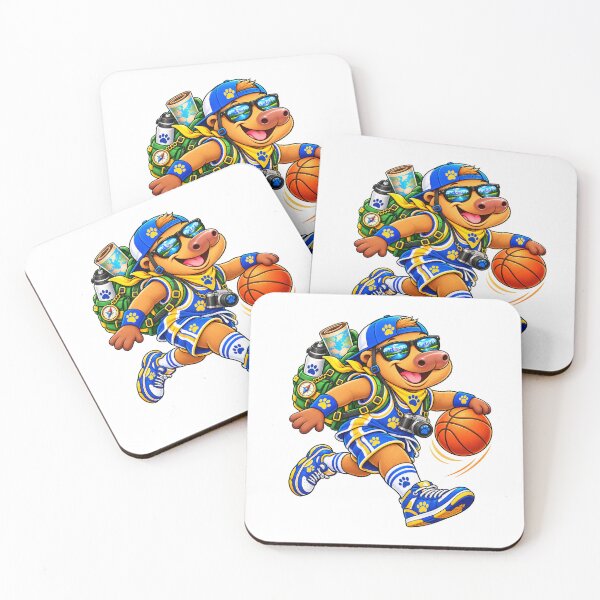 Item preview, Cute Basketball Capybara – Dribble Explore Repeat Adventure designed and sold by CapybaraTravels.