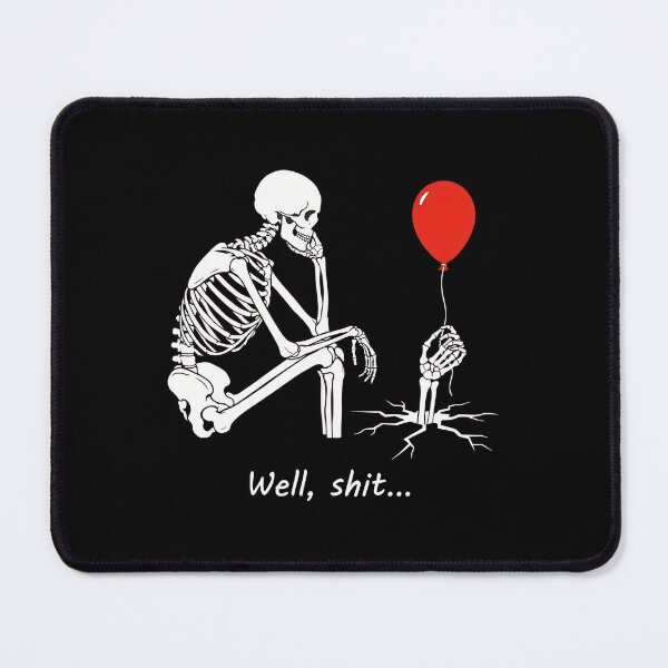 Item preview, Skeleton Lost Balloon Well Shit Funny Saying Quote Men Women designed and sold by Dmo3HarkoArt.
