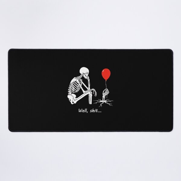 Item preview, Skeleton Lost Balloon Well Shit Funny Saying Quote Men Women designed and sold by Dmo3HarkoArt.
