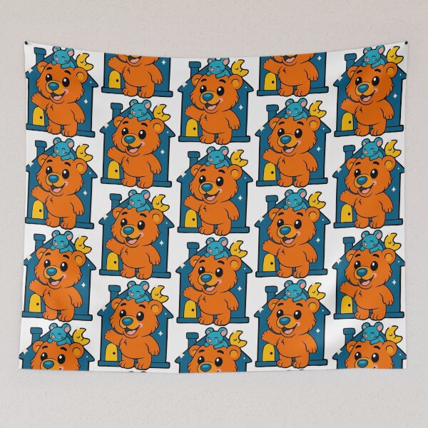 Item preview, Blue House Bear designed and sold by LaRaguteria.