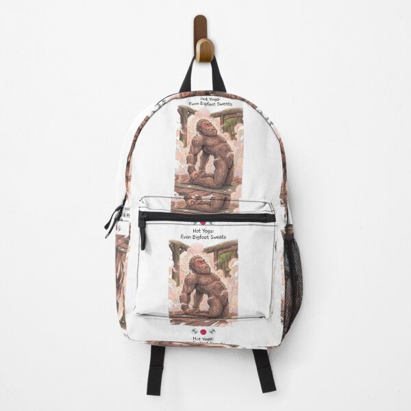 Item preview, Hot Yoga: Even Bigfoot Sweats – Funny Sasquatch Yogi in Camel Pose designed and sold by Whimsy Trail Co.
