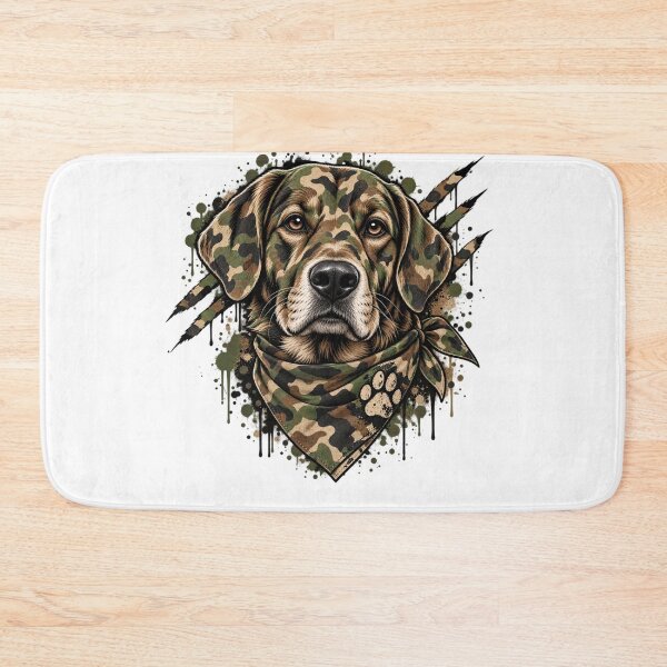 Item preview, Camouflage Dog Hunter  Paw Print designed and sold by drawwiika+44.