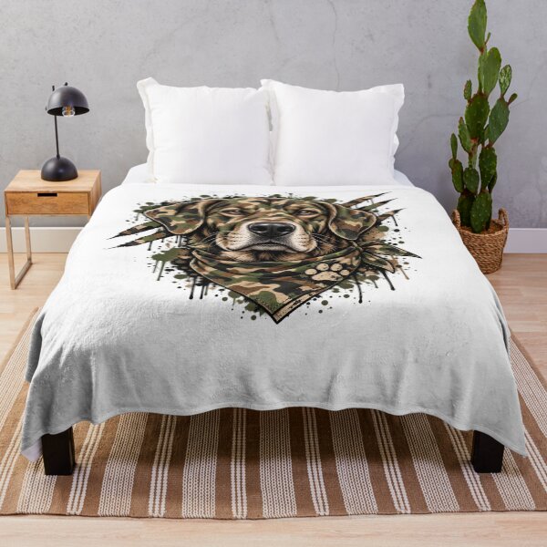 Item preview, Camouflage Dog Hunter  Paw Print designed and sold by drawwiika+44.