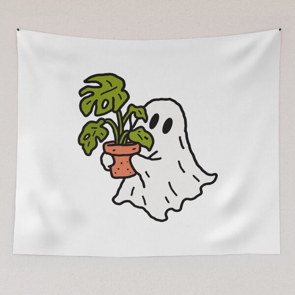 Item preview, Ghost Plant Halloween Doodle designed and sold by MonkiFlipp.