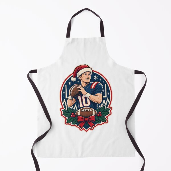 Item preview, Drake Maye Christmas Touchdowns Holiday Football New England Inspired Design designed and sold by slowhandsnot tt.
