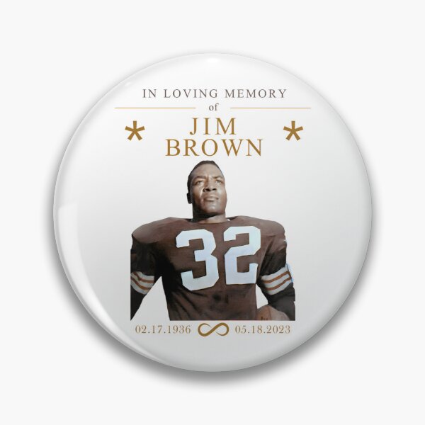 Item preview, In Loving Memory Of Jim Brown 32 designed and sold by ImpracticalTe.