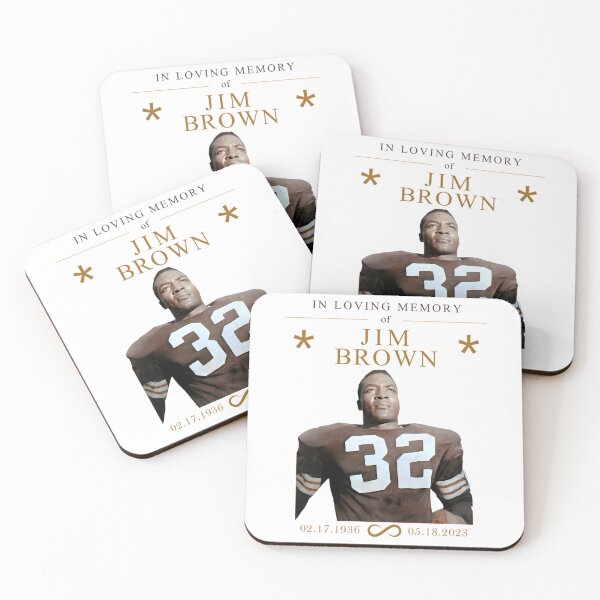 Item preview, In Loving Memory Of Jim Brown 32 designed and sold by ImpracticalTe.