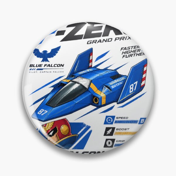 Item preview, Blue Falcon Illustration with Bold and Dynamic Design designed and sold by imagenes.
